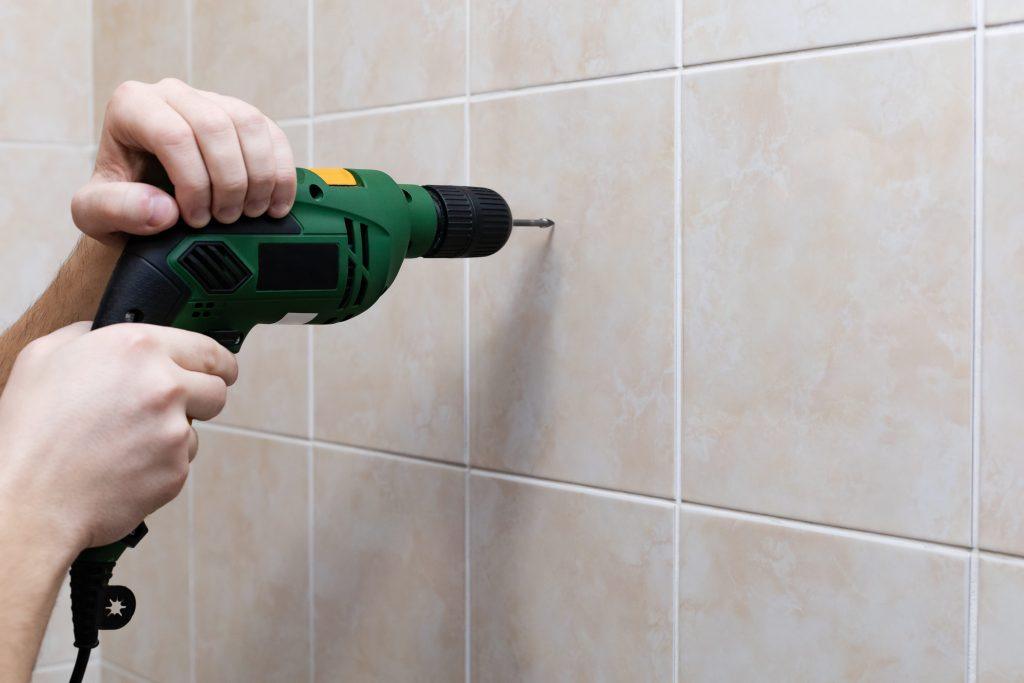 percer mur cerrelage