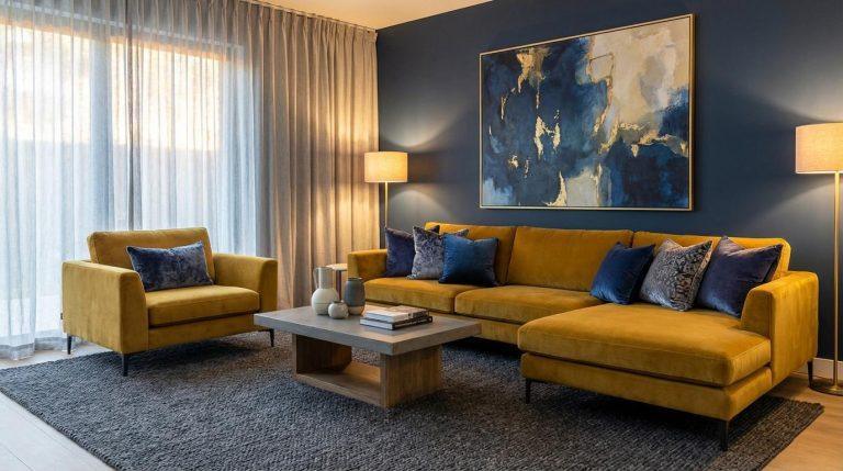 quelle couleur va avec le jaune moutarde