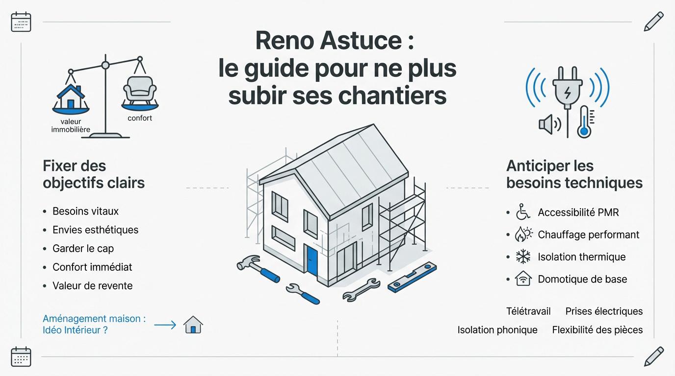 Planification d'un chantier de rénovation avec Reno Astuce