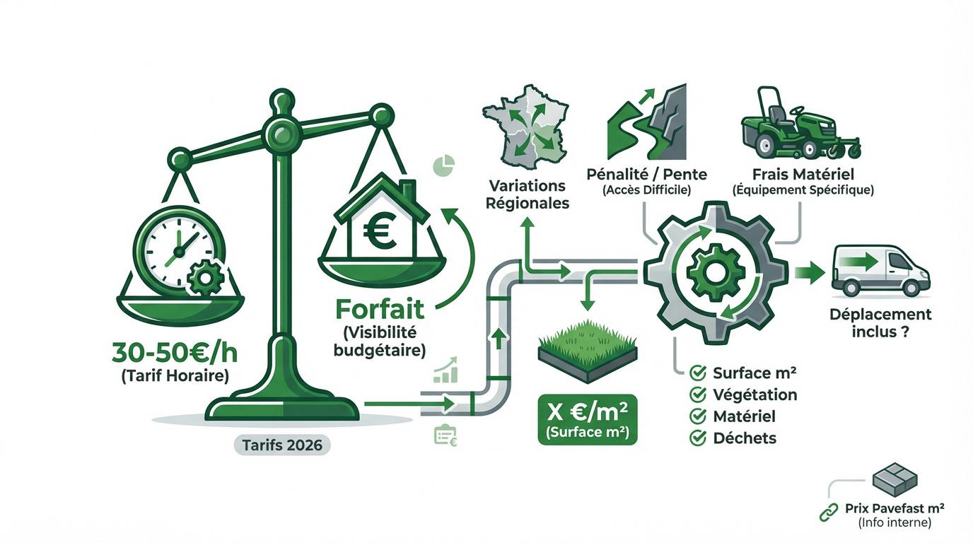 Facteurs influençant le prix d'un devis de jardinier professionnel
