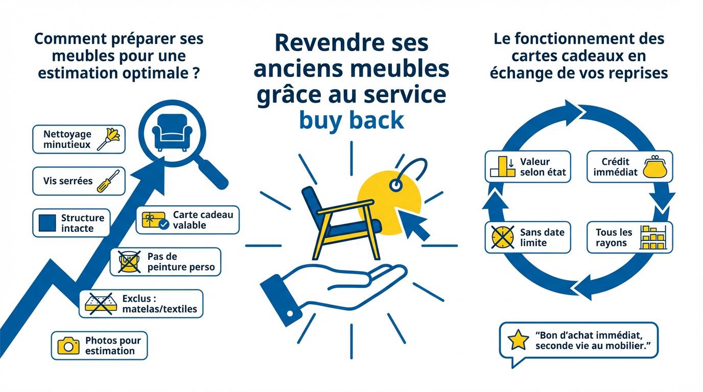 Service de rachat de meubles IKEA Circular Hub