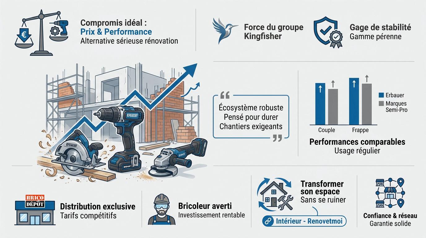 Outils Erbauer pour la rénovation de maison