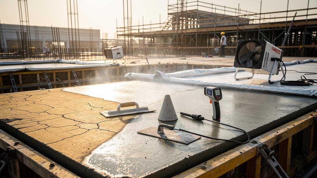 L'impact de la température sur la prise du béton