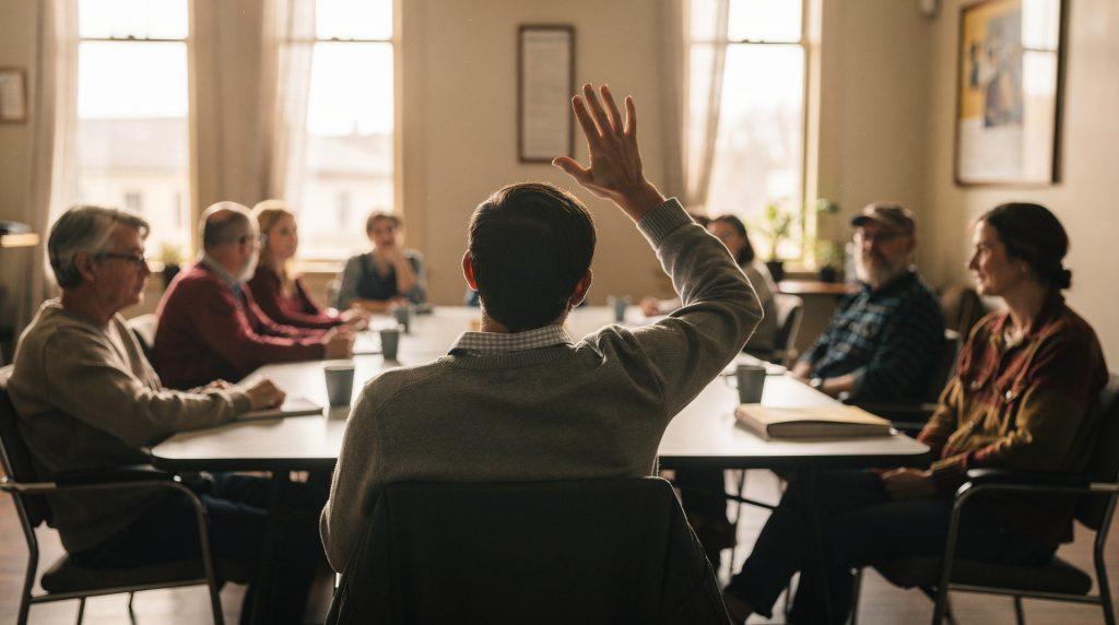 Assemblée générale de copropriété en cours
